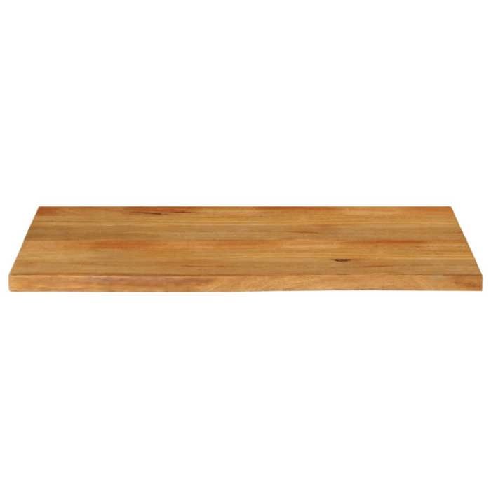 VidaXL Dessus de table à bord vivant 100x60x2,5cm bois massif manguier 370550