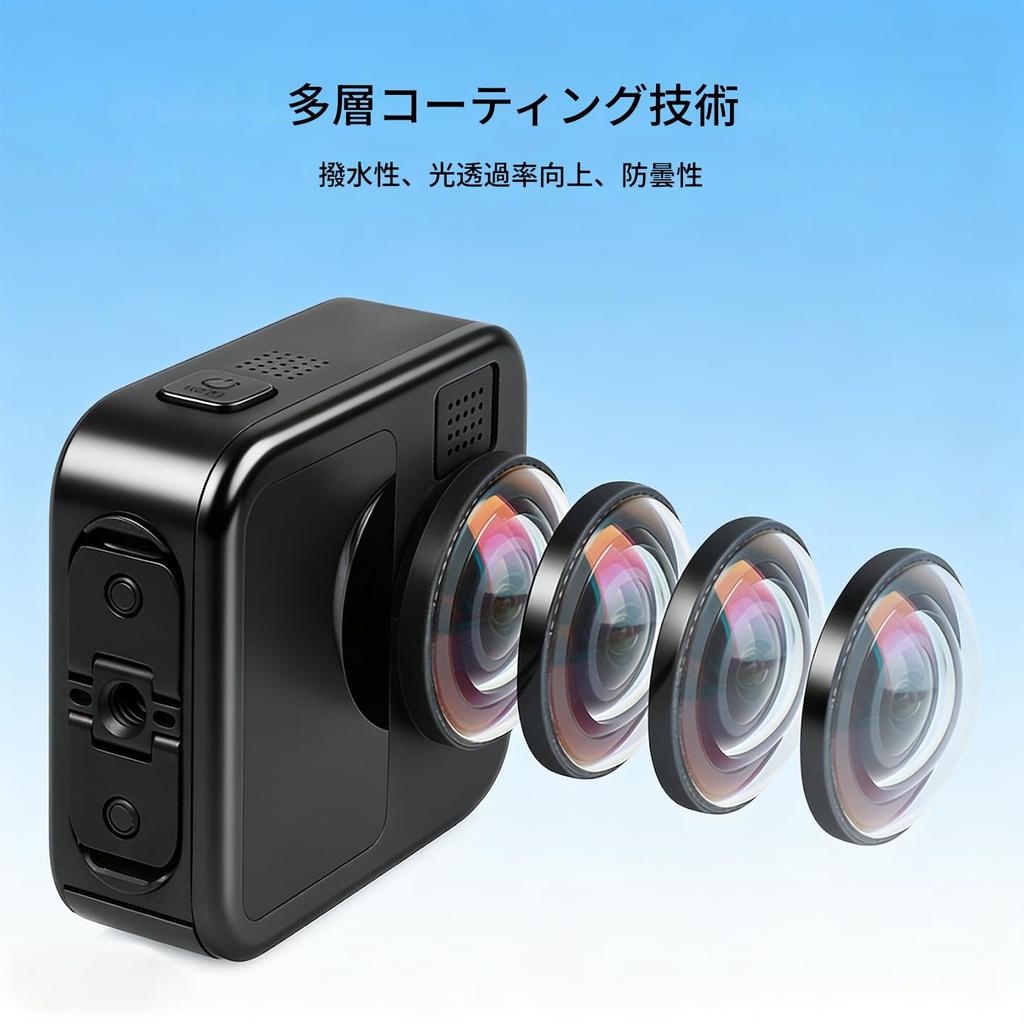 XKDAICH Lens Protection Glass for GoPro MAX2 10H AR High Impact Camera Lens Action Camera Accessory for GoPro MAX2 - Hardness, Coating, Transparency,