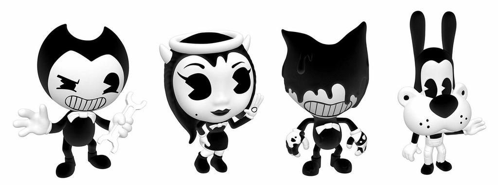 Figures Bendy and the Ink Machine 4 Pcs Set for Children