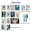 4Style 21 шт./кор. Набор материалов для серии Dark Fairy Tale, закладка для книги, скрапбукинга, фоторамки, календаря, открытки, конверта, журнала