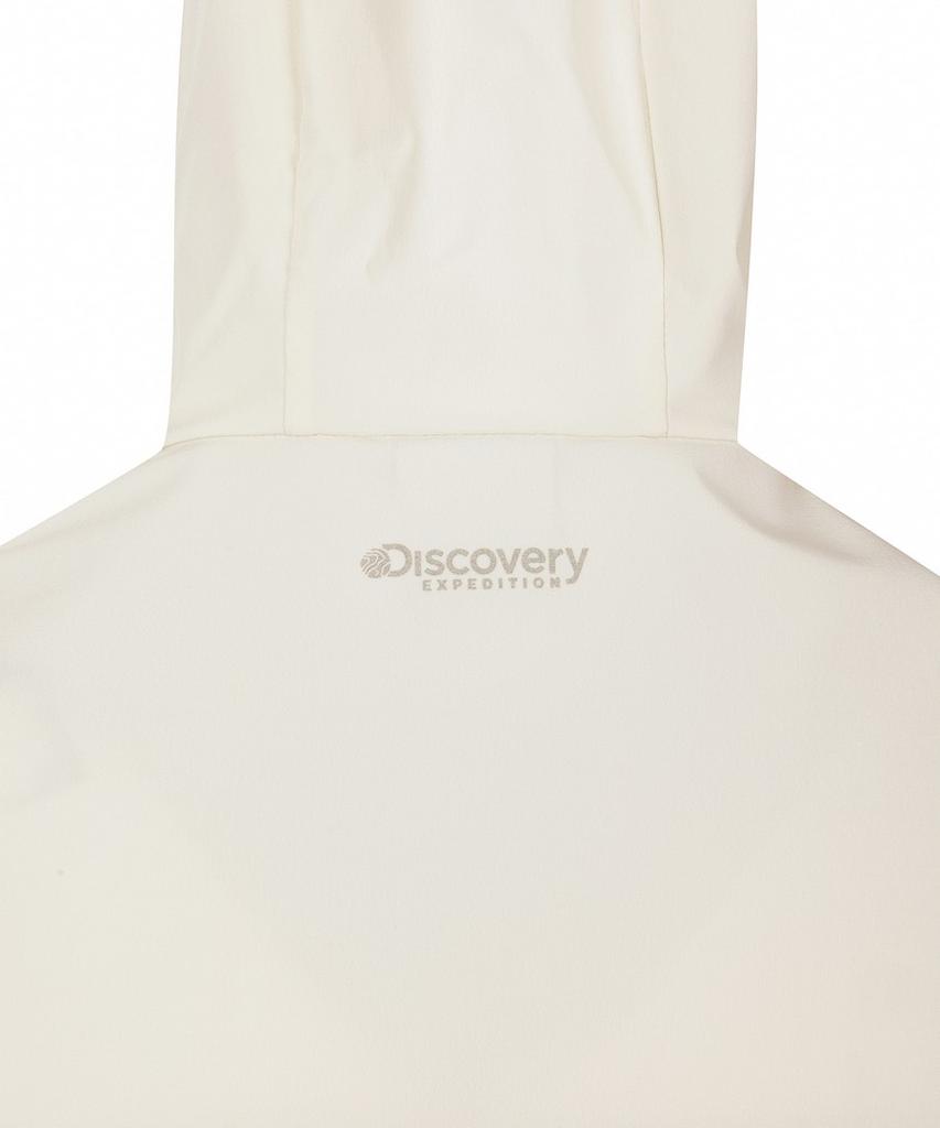 Женский легкий тренировочный анорак Discovery Expedition с капюшоном и технологией Freshvent (D/Слоновая кость)