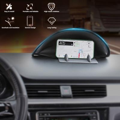 Автомобильный держатель для сотового телефона GPS Солнцезащитный козырек Антибликовый Складной Защитная пленка для экрана навигации Навигационный солнцезащитный козырек Чехол Запасные части для интерьера автомобиля