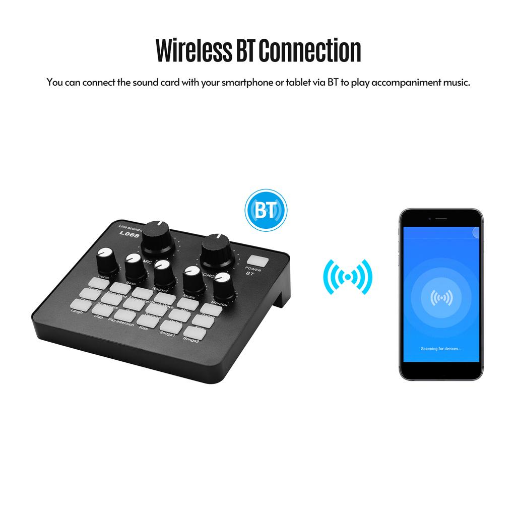 Профессиональный комплект конденсаторного микрофона для студии вещания и записи с внешней звуковой картой + микрофон