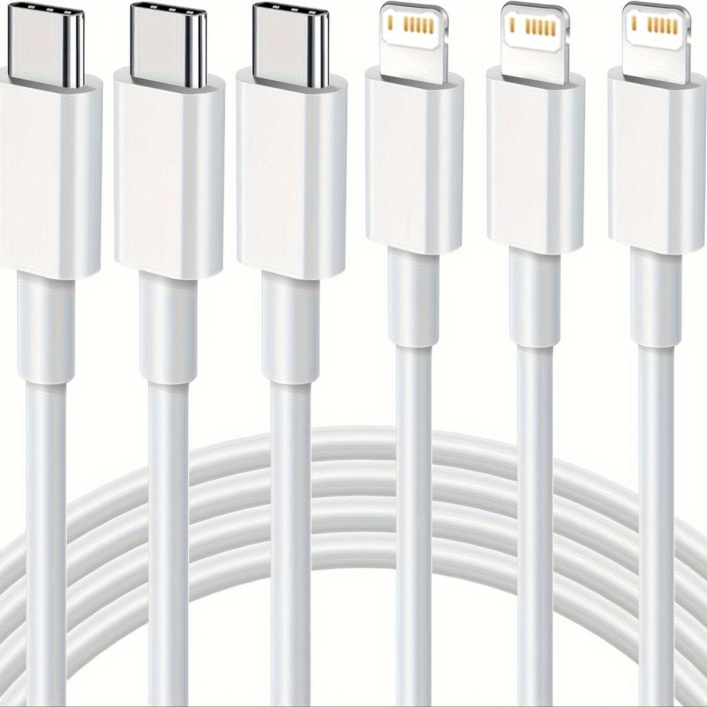 1-3 Pcs 27W USB C Fast Charging Cable for iPhone 14 13 12 11 Pro Max Serives Type C To Lightning Cable Phone Charger Accessories