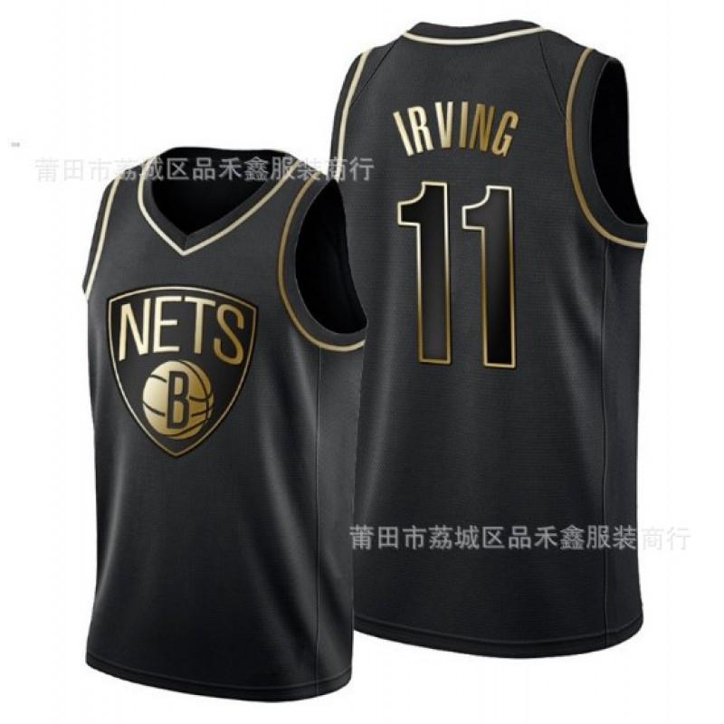 Mens Basketball Jersey Shorts Set Irving 11 Durant 7 Cotton Sportswear Urban Style Embroidered Team Uniform