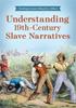 Книга Understanding 19th-Century Slave Narratives