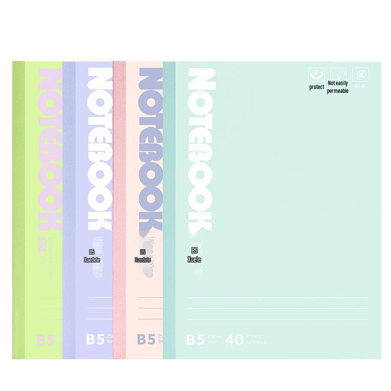 Яркий блокнот в стиле Color Block формата A5/B5 - Идеально для студентов, Мягкая обложка, Не просвечивает, Гладкое письмо