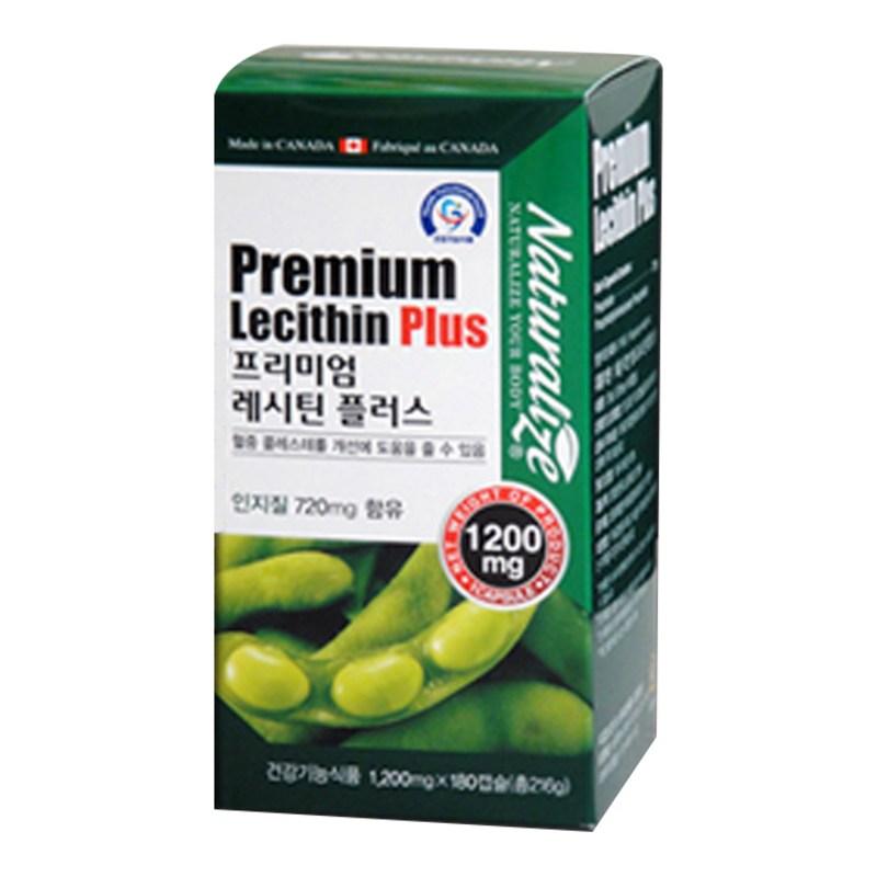 Naturalize Premium Lecithin Plus, 180 Tablets, 1 Unit