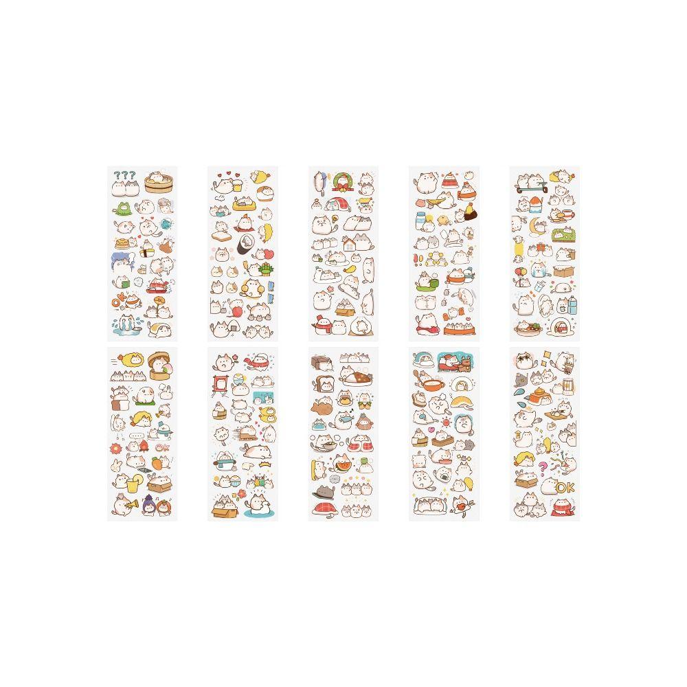 20pcs DIY PVC Sticker Cartoon Patterns Water Bottle Decor Cute Notebook Decoration  Children