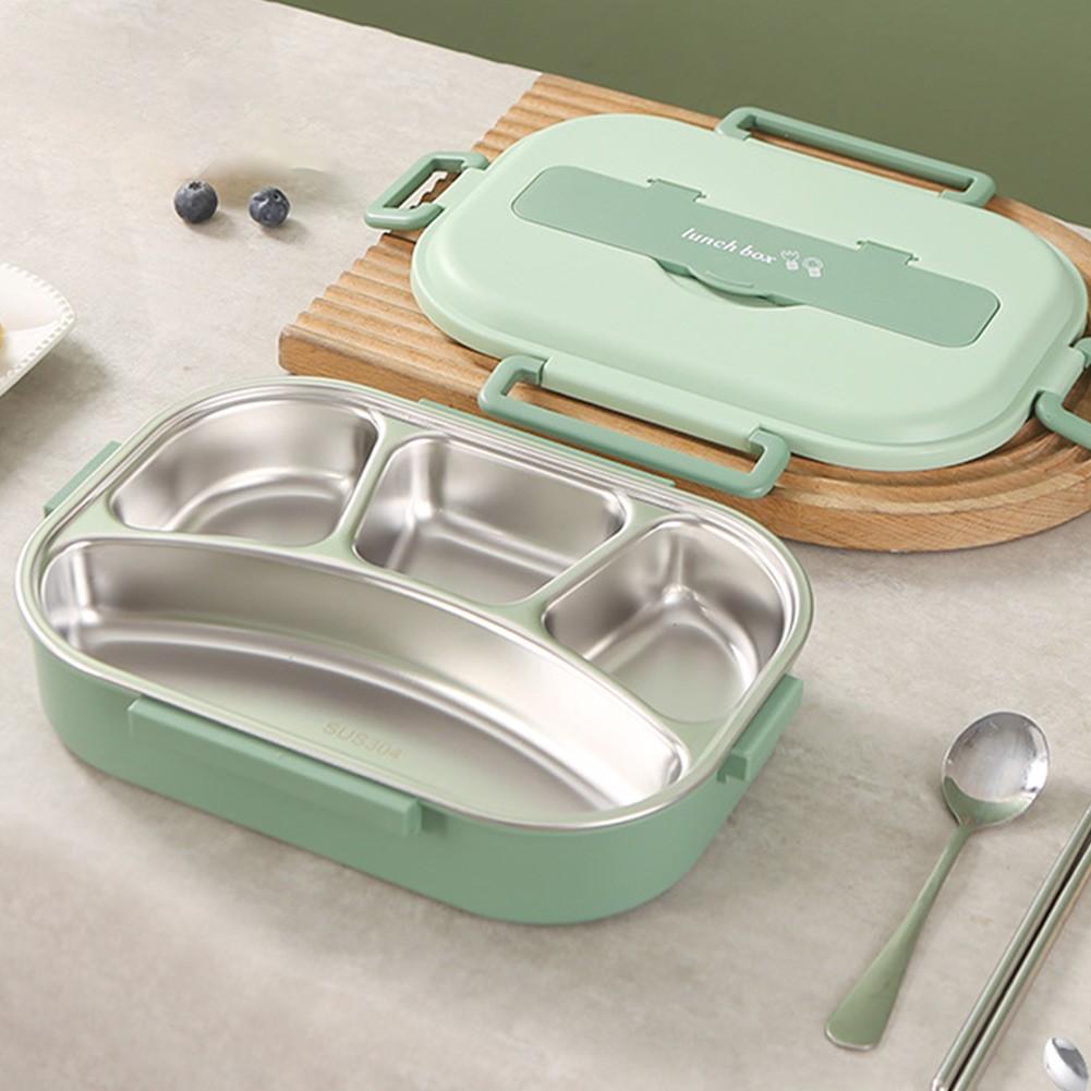 Ланч-бокс 22x14x7 см, чаша из нержавеющей стали 304, палочки для кемпинга