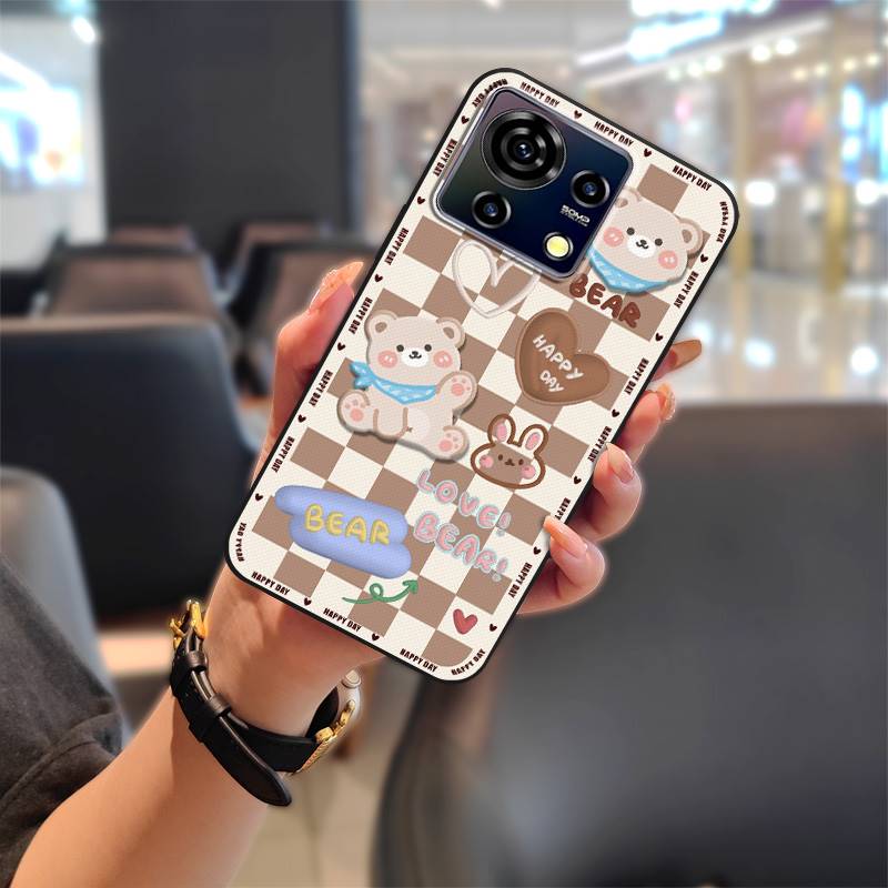 Водонепроницаемый Модный Дизайн Чехол для Телефона Для ZTE Blade V50 Vita Защитная Грязеотталкивающая Задняя Крышка Мультяшный Мягкий чехол ТПУ