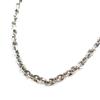 Very Good Necklace Paper Chain Silver 925 Mens Used