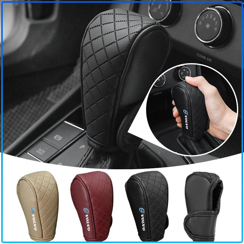 1PCS Car Gear Shift Handle Cover Shifter Protect Case sticker For Volvo Rdesign XC90 S60 XC60 V70 S80 S40 V50 V40 V60 C30 S70
