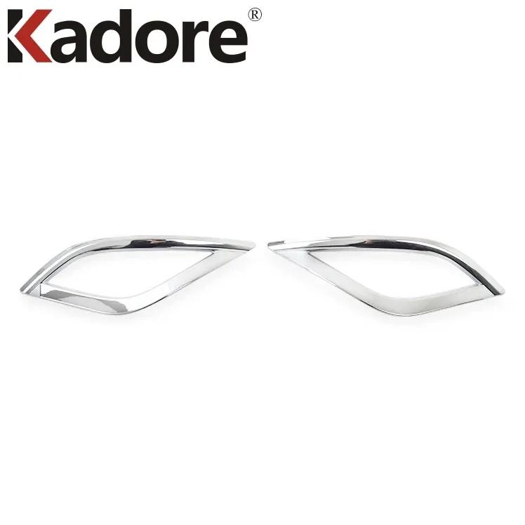 For Toyota Prius Hatchback Chrome Car Rear Fog Light Lamp Cover Trim Tail Foglight Bezel Trims Accessories