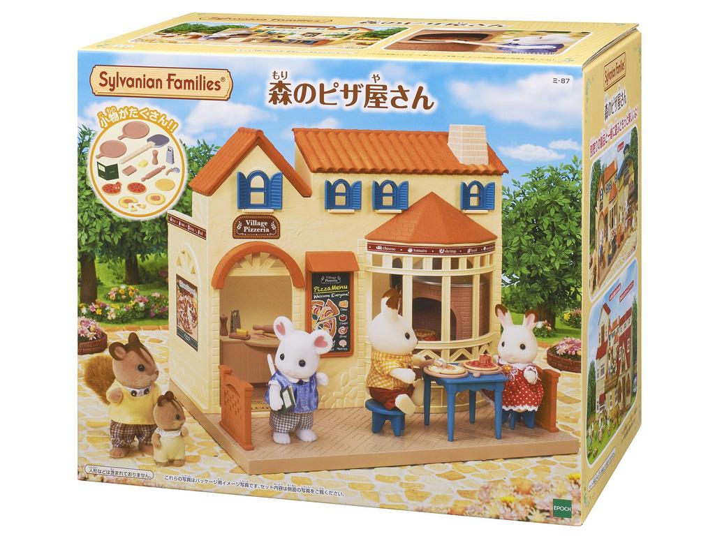 Магазин Sylvanian Families Пиццерия в лесу Ми-87 3 года и старше Игрушки Кукольный домик EPOCH
