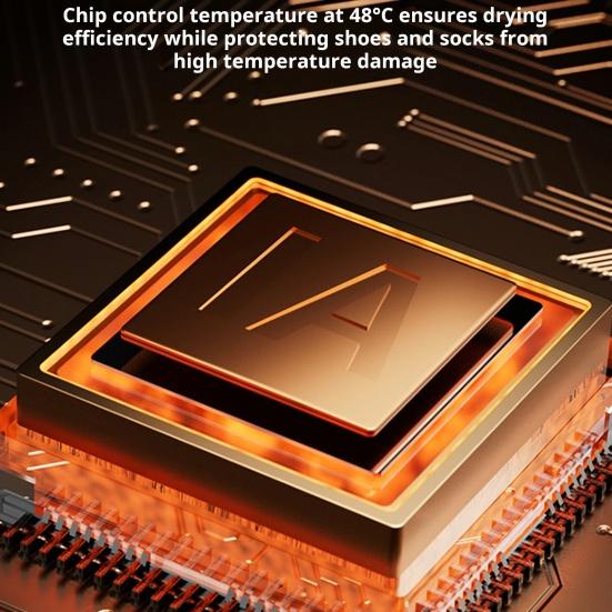 Сушилка для сухой и мокрой обуви с вентилятором, цифровым дисплеем, функцией таймера, низким уровнем шума, складной конструкцией, для использования в дороге, сушилка для обуви и ботинок