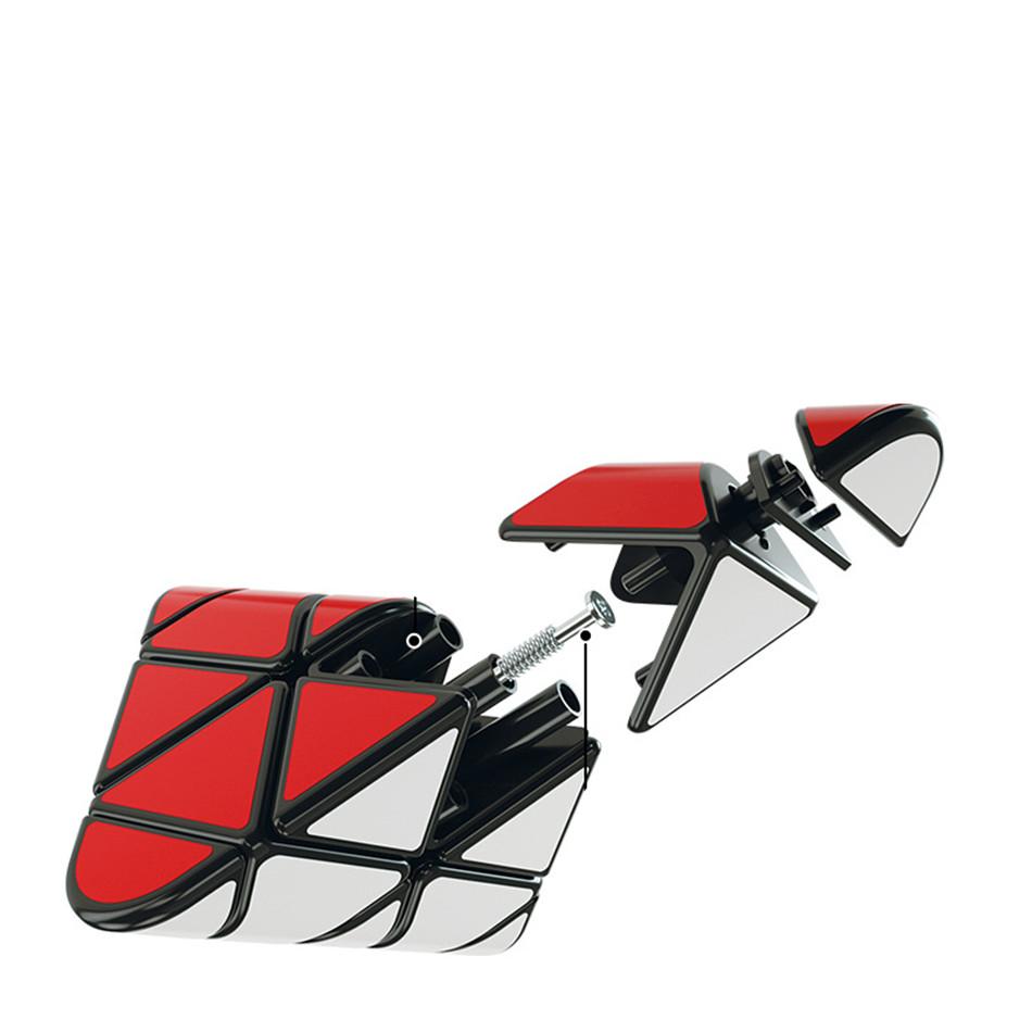 Yuxin Black Kylin круглый угол 3x3x3 пирамида Cubo Magico развивающая игрушка-головоломка для детей подарок 3x3 Magic Cube