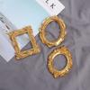 Handmade Golden Photo Frame DIY Display Stand Ornaments Retro European Wooden Frame Jewelry Decor