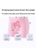 Girls' 100% Cotton Boxer Briefs - Cute Melody Design, No Wedgie, Flat Leg