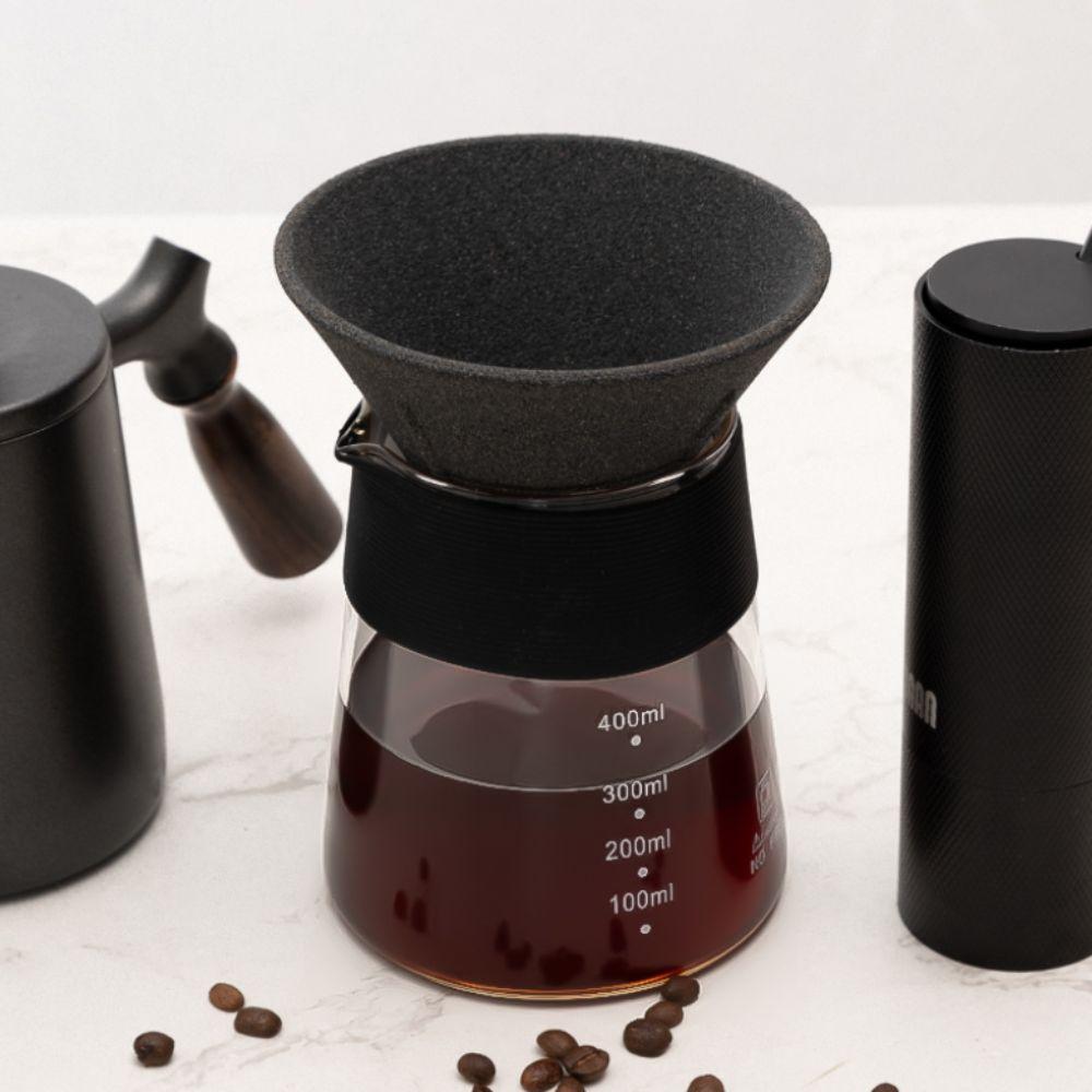 Reusable Microporous Ceramic Coffee Filter Non-Porous Tea Filter Unique Coffee Drip Cup  Gift