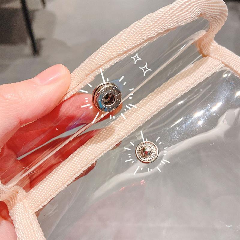 Small Transparent Coin Purse Pvc Clear Mini Female Purses Women Girls Key Lipstick Earphone Coin Storage Bags Wallet Pouch
