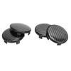 4 Pcs 68mm Wheel Center Caps Carbon Fiber Style Tyre Rim Hub Cap Cover Universal Fit for Vehicle
