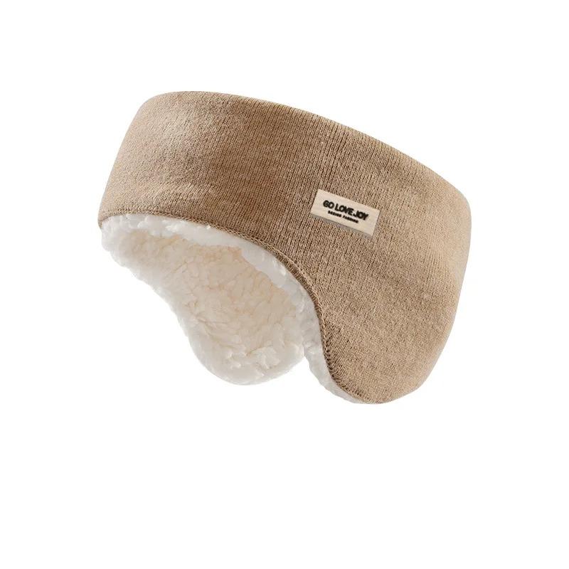 Winter Ear Warmer Earmuffs for Women Outdoor Sports Cycling Warm Fleece Ear Muffs Headband Windproof Ear Cover Elastic Earflap