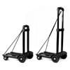 Foldable Hand Truck Dolly, Adjustable Cargo Cart, Portable 100 LB Utility Cart for Luggage, Travel,