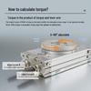 Yundu MSQB-50L2 Pneumatic Rotary Swinging Cylinder