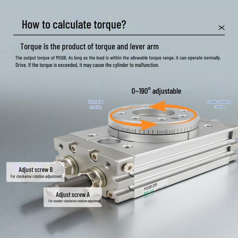 Yundu MSQB-50L2 Pneumatic Rotary Swinging Cylinder