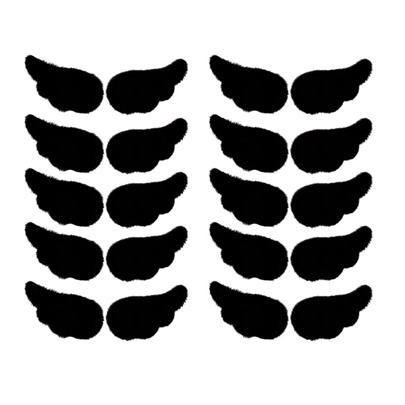 Тканевая брошь в виде крыла ангела, мягкая тканевая булавка с безопасными застежками для одежды, сумок, шляп, декоративные аксессуары