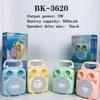Портативный мини-динамик Bluetooth BK-3620 — креативный подарок для детей и дома