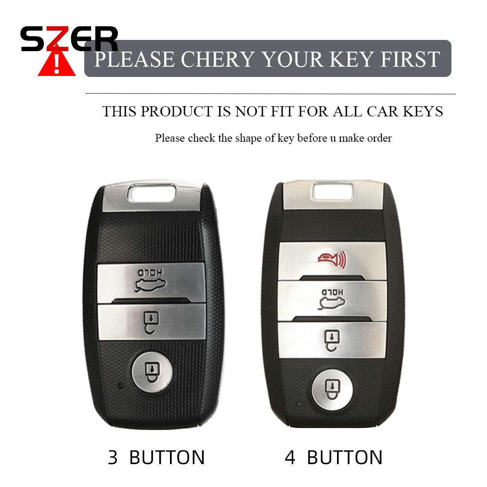 3 4 Кнопки Для Kia Rio Rio5 Sportage Ceed Cerato K3 Kx3 K4 K5 Sorento Optima Picanto ТПУ Чехол Держатель Брелок для Автомобильного Ключа