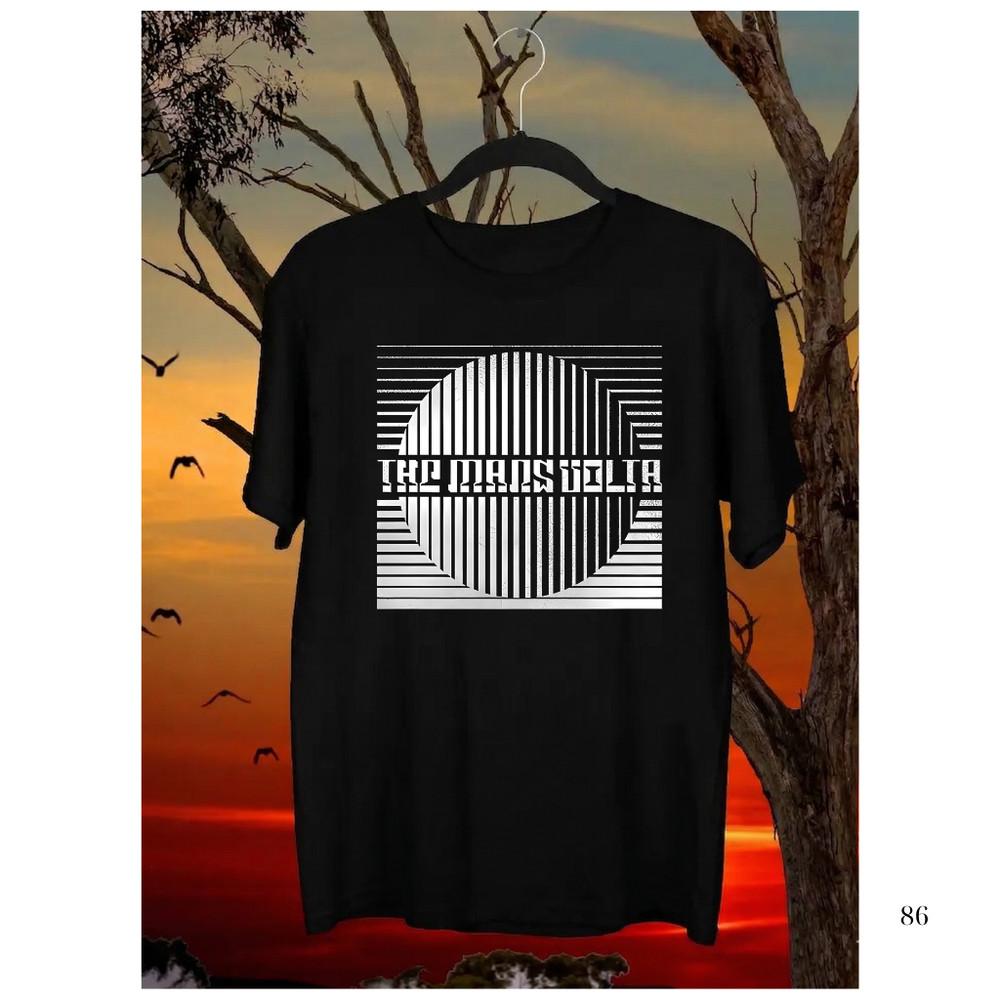 The Mars Volta Tour T-Shirt Black 100% Cotton Rock Band Graphic Tee S-5XL Unisex T-Shirt