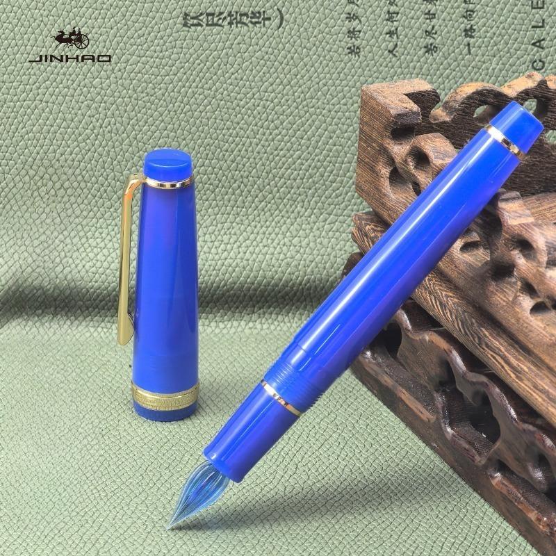 JINHAO 82 Стеклянное перо-кисть Ручная работа Мелко шлифованное Плавное письмо для каллиграфии Канцелярские товары Офис Школа Художественные принадлежности