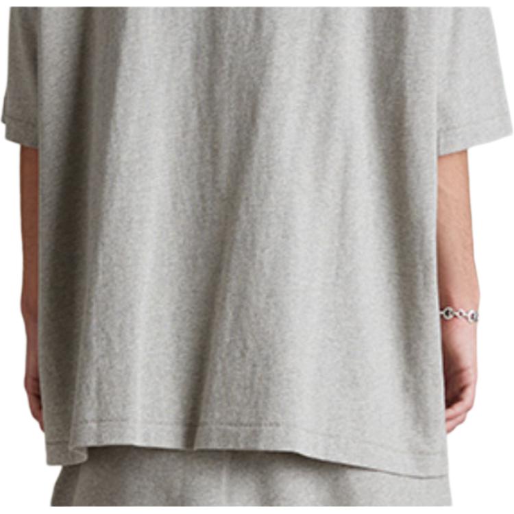 Fear of God Essentials Футболка с коротким рукавом Темно-серый Овсяный Мужские Топы Серый 125SP244193F