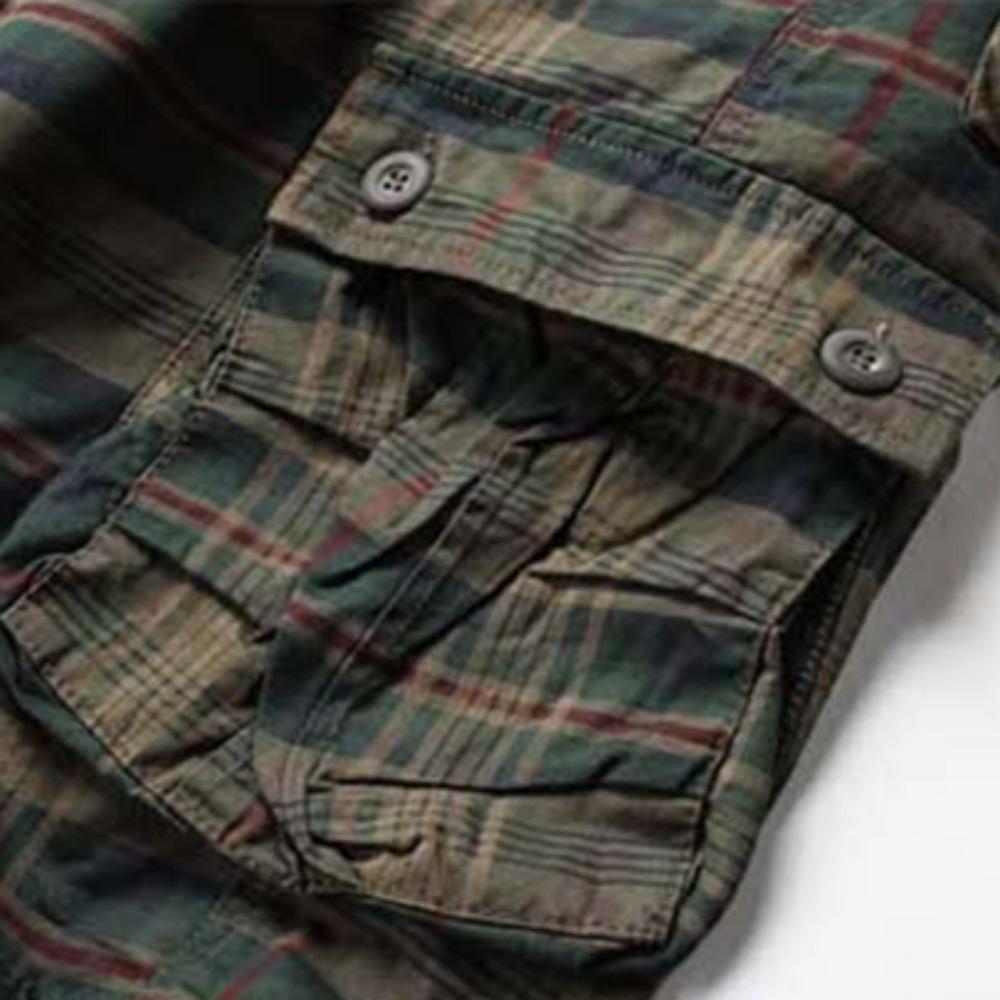 2024 летние мужские шорты модные клетчатые пляжные шорты мужские повседневные шорты военные шорты мужские бермуды карго комбинезоны без пояса