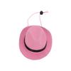 Pet Cowboy Hat Cute Funny Cowboy Dog Hat for Cats Dogs Party Festival Daily WearingPink
