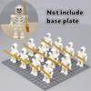 12 шт./компл., скелет воина, игрушки Lego, меч, человек, средневековье, минифигурки, строительные блоки, топор