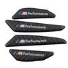 4pcs/set carbon fiber M performance car body sticker car door anti-collision strip sticker For BMW M3 M5 M6 X1 X3 X5 E34 E39 E36