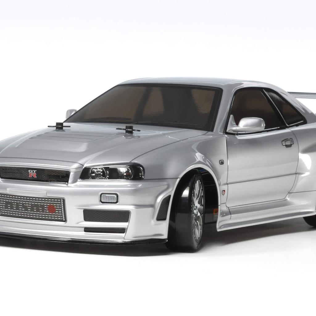 Tamiya Male Electric RC Car Series Nismo R34 Drift Spec 58605 1/10 No.605 GT-R Z-tune (TT-02D Chassis) On-road