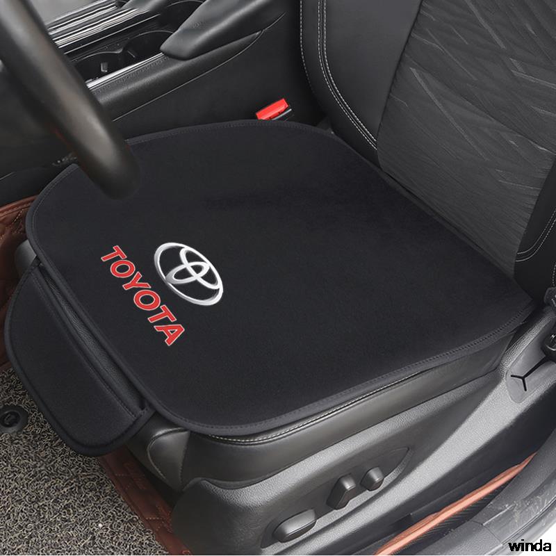 JKBS1 Car sticker For Toyota camry chr auris Seat Cushion Non-Slip Cover Ice silk Velvet Plush corolla rav4 yaris prius Accessories