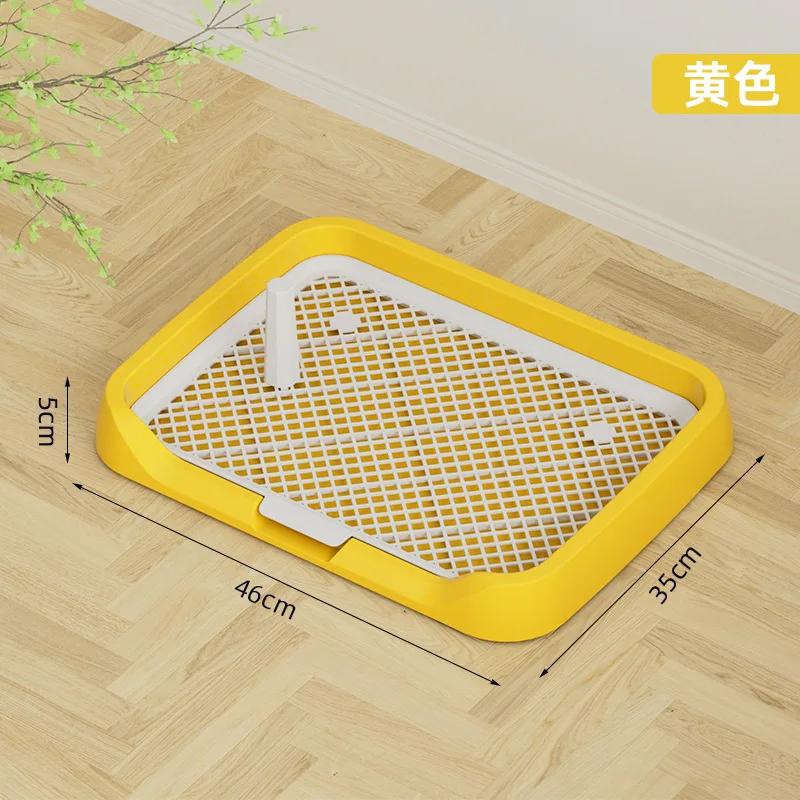 Новый плоский туалет для домашних животных для маленьких и средних собак, защищенный от брызг писсуар для собак, можно смыть, большой туалет для домашних животных