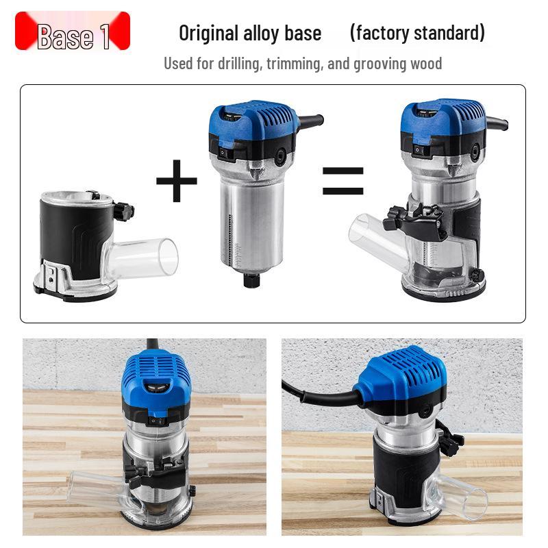 Электрический деревообрабатывающий триммер и фрезер с бакелитовой основой