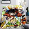 Dragon Ball Character Poster Print Flannel Blanket,High quality Comfortable for All Seasons,Home Decor,Warmth and Comfort,Perfect for Christmas Gifts
