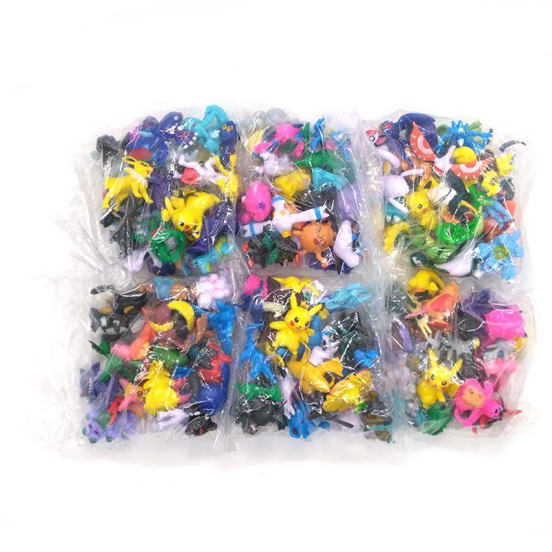 Complete 144pcs Pokemon Action Figures Set Anime Kids Gift Toys