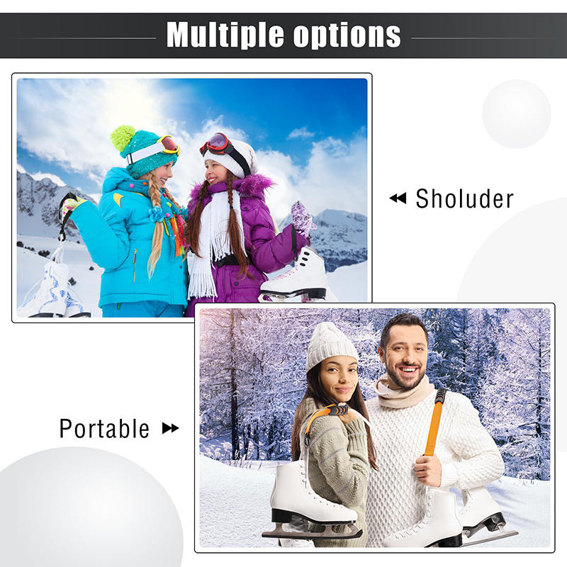 Ручка для переноски роликовых коньков - Мягкий полиэстер, защита от натирания, для легкой транспортировки, уличные тренировки, универсальная посадка для большинства квадов