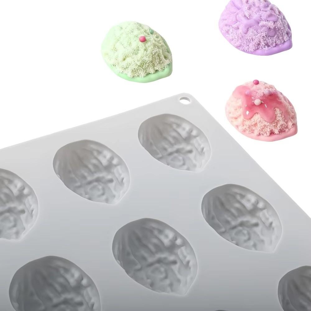 18-Cavity Walnut Silicone Molds Nonstick Coating Pecan Cake Molds Cookie Baking Molds Home Kitchen