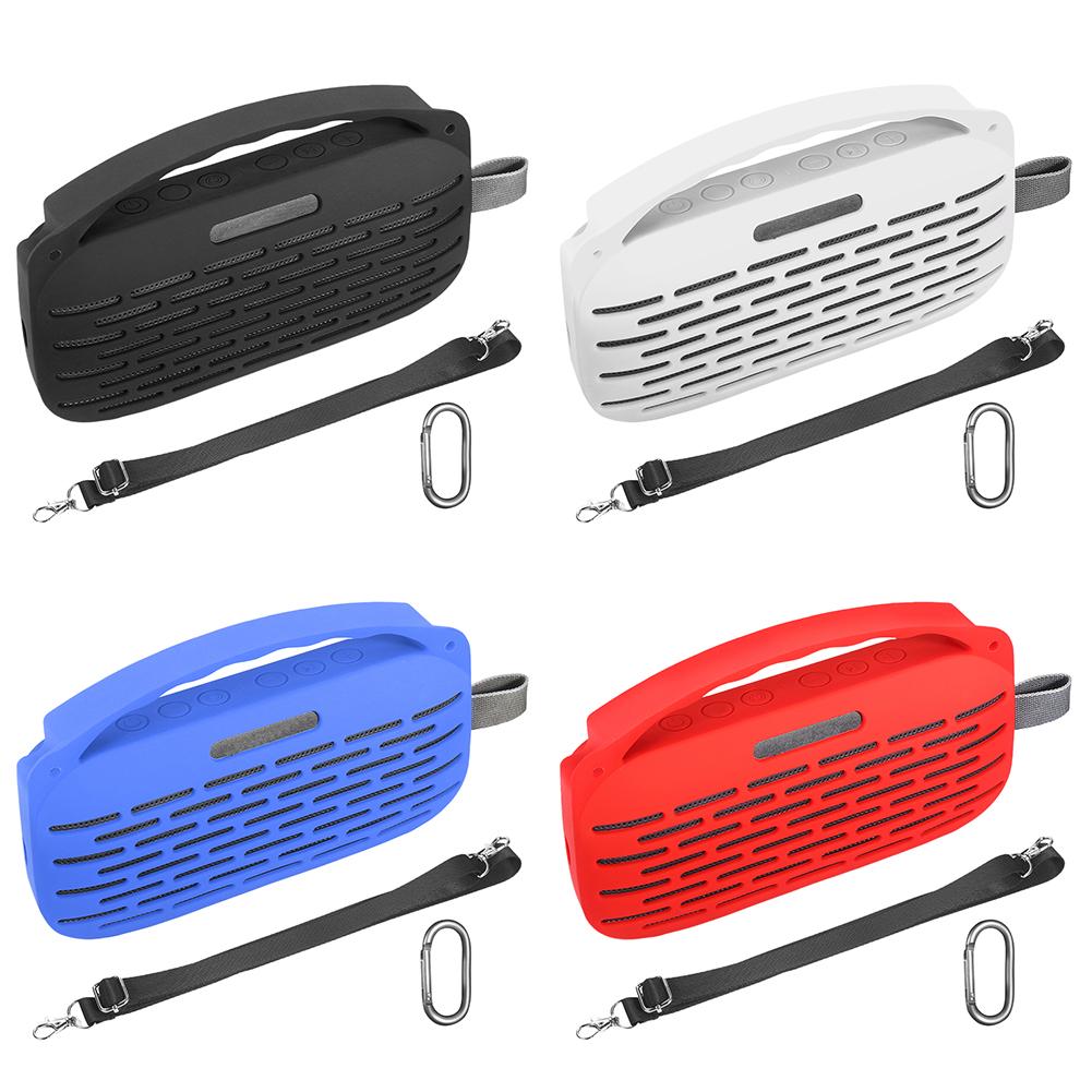 Silicone Protective Cover Travel Protective Carrying Pouch Protective Skin Sleeve for Bose SoundLink Flex 2nd Gen Accessories