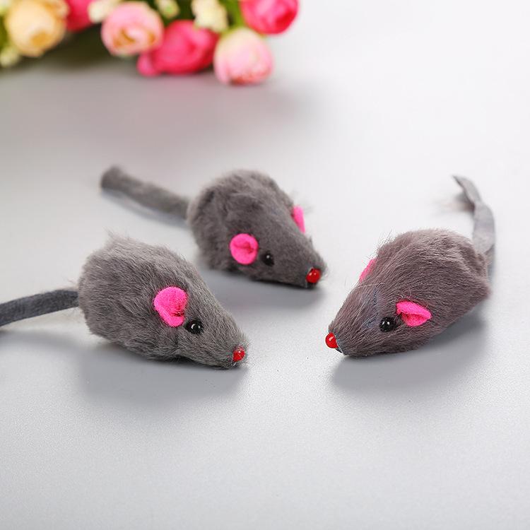 2 шт., игрушка для кошек, мышей, имитация игрушек для кошек, ложная мышь, игрушки для домашних животных, мини-забавные игровые игрушки для кошек, плюшевые